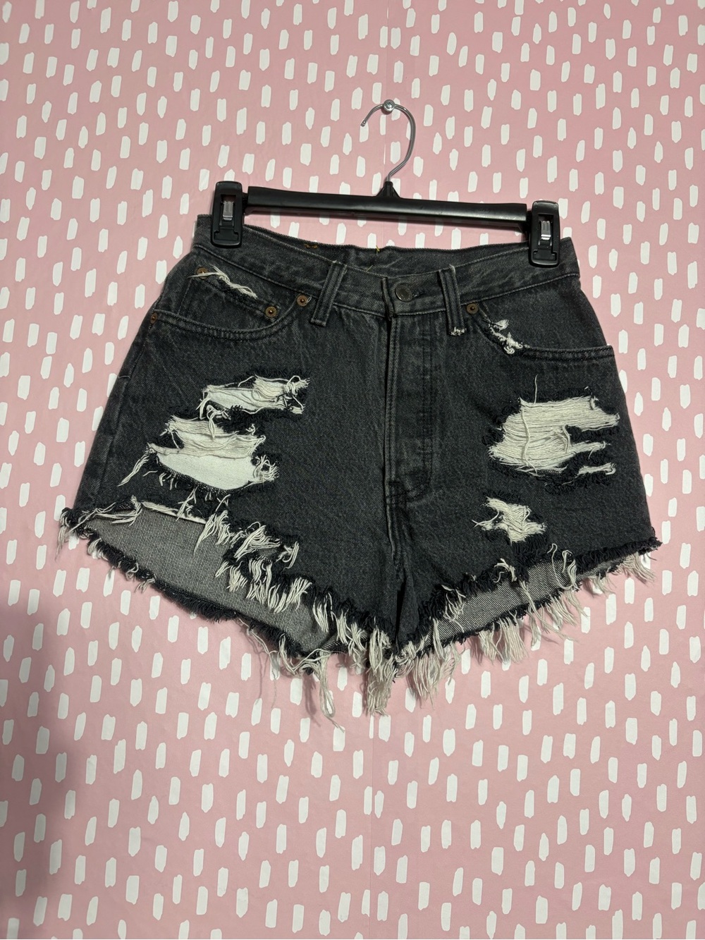 Levi's Women's Shorts 1990s Vintage Made In USA Sz9 Button Fly